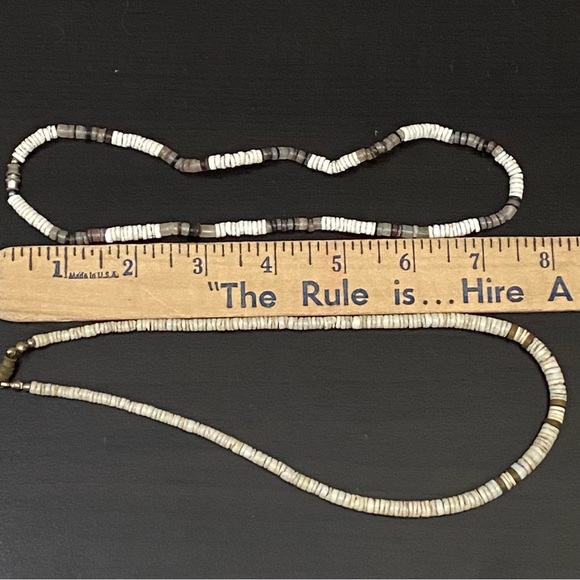 2 Natural Sea Shell Beads Boho Puka Shell Necklace - Picture 11 of 11